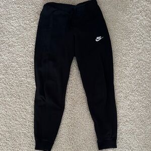 Nike Women’s Black Joggers with White Logo